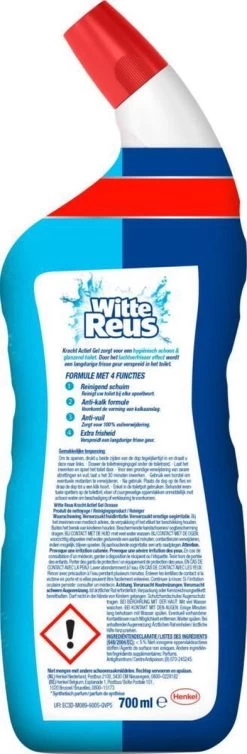 Witte Reus Toiletreiniger - Kracht Actief Gel Oceaan - Voordeelverpakking 10 X 700ml 17 Witte Reus Toiletreiniger - Kracht Actief Gel Oceaan - Voordeelverpakking 10 X 700ml -Leven Producten Winkel 393x1200 4