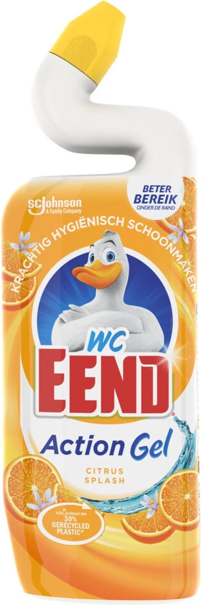 6x WC Eend Toiletreiniger Action Gel Citrus Splash 750 Ml 4 6x WC Eend Toiletreiniger Action Gel Citrus Splash 750 Ml - Afbeelding 2