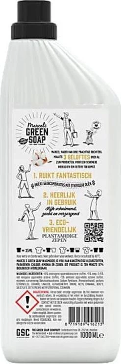 Marcel's Green Soap Wasmiddel Vanille & Katoen - 19 Wasbeurten - 1 Liter - Palmolievrij 17 Marcel's Green Soap Wasmiddel Vanille & Katoen - 19 Wasbeurten - 1 Liter - Palmolievrij -Leven Producten Winkel 400x1200