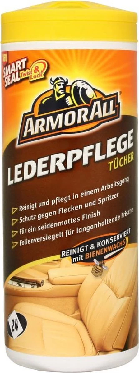 ARMOR ALL - Leder Reinigingsdoekjes - 24 Stuks 3 ARMOR ALL - Leder Reinigingsdoekjes - 24 Stuks