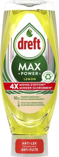 Dreft MaxPower - Lemon - Vloeibaar Afwasmiddel - Voordeelverpakking 8 X 640 Ml 16 Dreft MaxPower - Lemon - Vloeibaar Afwasmiddel - Voordeelverpakking 8 X 640 Ml -Leven Producten Winkel 453x1200