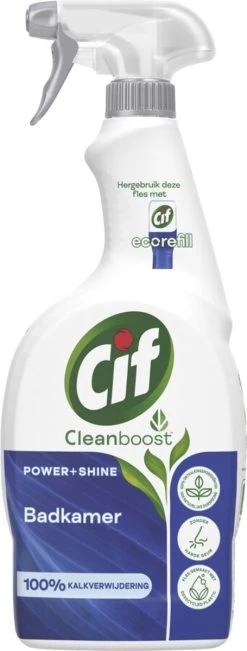 Cif CleanBoost Power & Shine Badkamer Spray - 6 X 750 Ml - Voordeelverpakking 22 Cif CleanBoost Power & Shine Badkamer Spray - 6 X 750 Ml - Voordeelverpakking -Leven Producten Winkel 455x1200 1