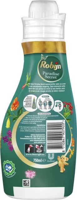 Robijn Collections Paradise Secret Wasverzachter - 8 X 30 Wasbeurten - Voordeelverpakking 12 Robijn Collections Paradise Secret Wasverzachter - 8 X 30 Wasbeurten - Voordeelverpakking -Leven Producten Winkel 464x1200 2
