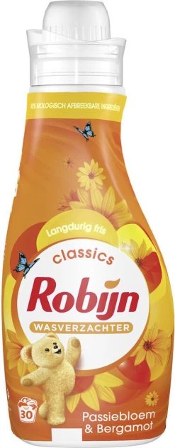 Robijn Classics Passiebloem & Bergamot Wasverzachter - 8 X 30 Wasbeurten - Voordeelverpakking 21 Robijn Classics Passiebloem & Bergamot Wasverzachter - 8 X 30 Wasbeurten - Voordeelverpakking -Leven Producten Winkel 469x1200 2