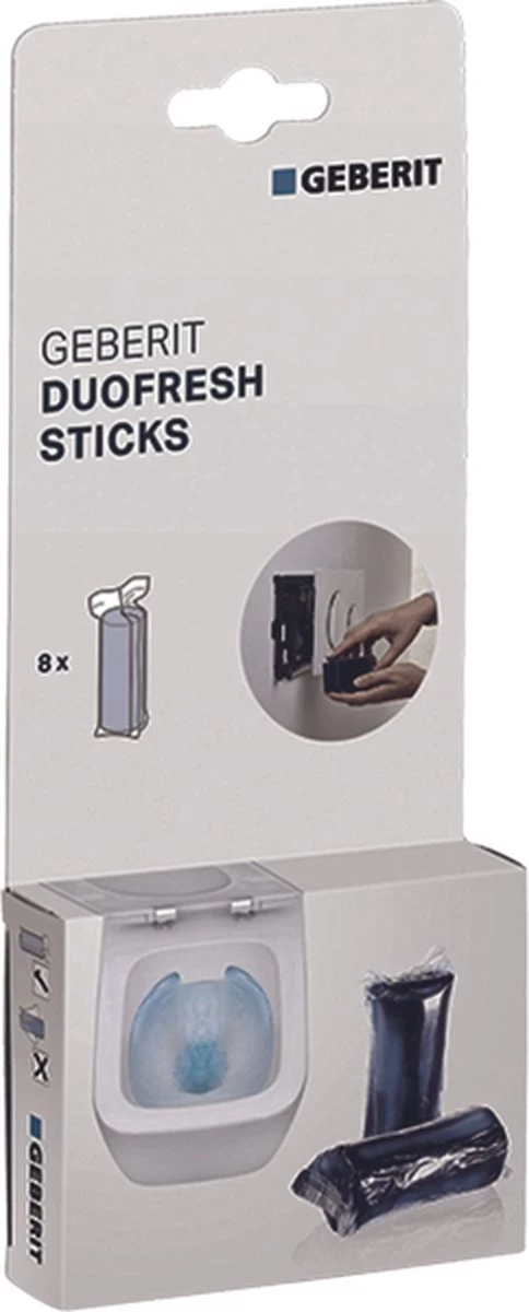 Geberit DuoFresh Sticks - 96 Stuks - Voordeelverpakking - Toilet/WC Blokjes Inbouwreservoir 9 Geberit DuoFresh Sticks - 96 Stuks - Voordeelverpakking - Toilet/WC Blokjes Inbouwreservoir - Afbeelding 7