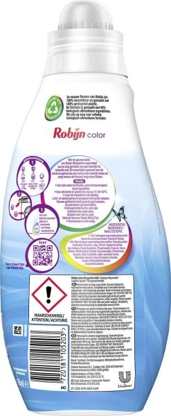 Robijn Klein & Krachtig Classics Color Morgenfris Vloeibaar Wasmiddel - 8 X 19 Wasbeurten - Voordeelverpakking -Leven Producten Winkel 494x1200