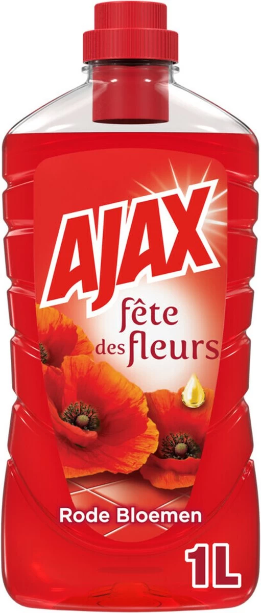 Ajax® Ajax Allesreiniger Fete De Fleur Rode Bloemen 1 Liter 3 Ajax® Ajax Allesreiniger Fete De Fleur Rode Bloemen 1 Liter