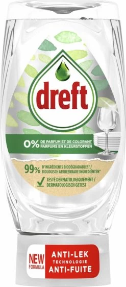 Dreft Afwasmiddel Pure & Clean - 8 X 370 Ml - Voordeelverpakking -Leven Producten Winkel 527x1200 1