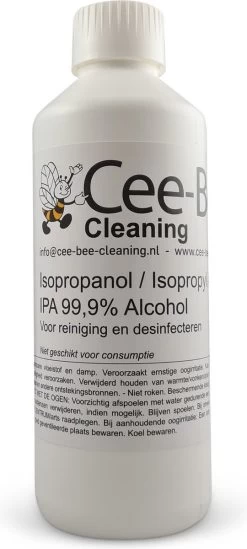 Cee-Bee Isopropanol | Isopropyl | IPA 99.9% Alcohol | 1000 Ml | 3 Flessen á 1 Liter | 3 Liter 7 Cee-Bee Isopropanol | Isopropyl | IPA 99.9% Alcohol | 1000 Ml | 3 Flessen á 1 Liter | 3 Liter -Leven Producten Winkel 540x1200