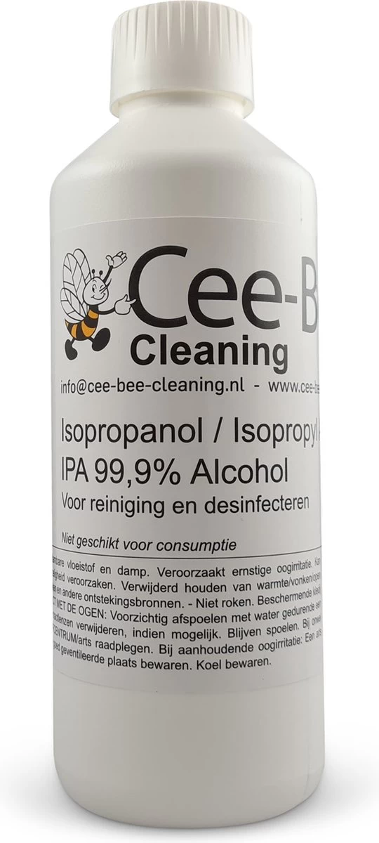 Cee-Bee Isopropanol | Isopropyl | IPA 99.9% Alcohol | 1000 Ml | 3 Flessen á 1 Liter | 3 Liter 5 Cee-Bee Isopropanol | Isopropyl | IPA 99.9% Alcohol | 1000 Ml | 3 Flessen á 1 Liter | 3 Liter - Afbeelding 3