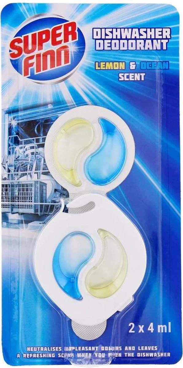 Vaatwasser Deo | Verfrisser | Citroen | 2 Stuks 3 Vaatwasser Deo | Verfrisser | Citroen | 2 Stuks