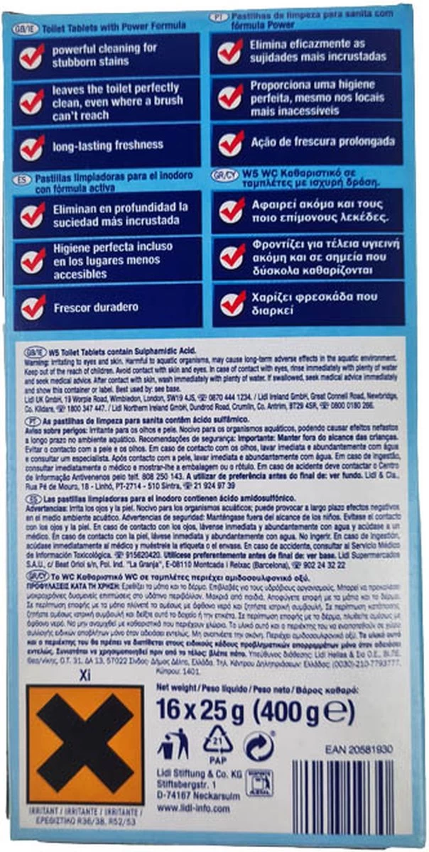 2x WC Tabs - Krachtig Actief, 3-in-1 Toilet Cleaning Tabs 100% Reiniging 4 2x WC Tabs - Krachtig Actief, 3-in-1 Toilet Cleaning Tabs 100% Reiniging - Afbeelding 2