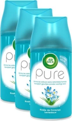 Air Wick Freshmatic Automatische Spray - Luchtverfrisser - Pure Lentedauw Navulling - 3 Stuks -Leven Producten Winkel 718x1200 1