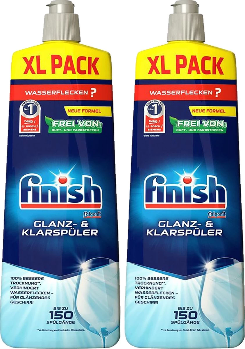 Finish Naspoelmiddel Glansspoelmiddel Regular Vaatwasmiddel 2x 750 Ml 3 Finish Naspoelmiddel Glansspoelmiddel Regular Vaatwasmiddel 2x 750 Ml