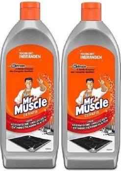 Nieuwe uitgaven 21 Mr. Muscle - Cera-Fix Voor Keramische - Halogeen En Inductie Kookplaten - Kookplaatreiniger - 2 X 200 Ml