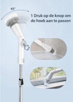 Elektrische Scrubber - Veelzijdige Schrobborstel - Elektrische Schoonmaakborstel - Binnen En Buiten Schoonmaken -Leven Producten Winkel 859x1200 3