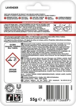 Glorix Power 5 Toiletblokken - Lavendel - 9 Stuks - Voordeelverpakking 16 Glorix Power 5 Toiletblokken - Lavendel - 9 Stuks - Voordeelverpakking -Leven Producten Winkel 860x1200 1