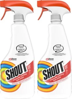 Mr Muscle Shout Vlekkenoplosser Triple Action - Spray - 2 X 500 Ml -Leven Producten Winkel 874x1200