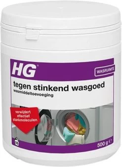 HG Tegen Stinkend Wasgoed Wasmiddeltoevoeging - 500gr - Verwijdert Stankmoleculen - Voor 16 Wasbeurten 7 HG Tegen Stinkend Wasgoed Wasmiddeltoevoeging - 500gr - Verwijdert Stankmoleculen - Voor 16 Wasbeurten -Leven Producten Winkel 877x1200