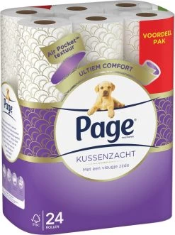 Page Toiletpapier - Kussenzacht Wc Papier - Voordeelverpakking - 24 Rollen -Leven Producten Winkel 896x1200