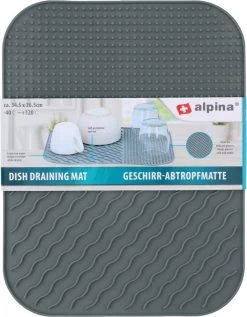 Alpina Afdruipmat - Droogmat - Siliconen - 26,5x34,5 Cm - Grijs 10 Alpina Afdruipmat - Droogmat - Siliconen - 26,5x34,5 Cm - Grijs -Leven Producten Winkel 935x1200 1
