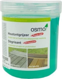 Osmo Power-Gel Houtontgrijzer 0.5 Liter | Ontgrijzer Douglas Hout & Hardhout | Ontgrijzer Voor Al Het Buitenhout | Teak Reiniger