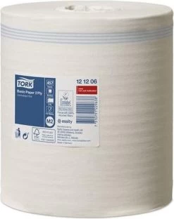 Poetsrol Tork M2 121206 2-laags - 20cm X 160m - 6 Rollen 22 Poetsrol Tork M2 121206 2-laags - 20cm X 160m - 6 Rollen -Leven Producten Winkel 951x1200 1