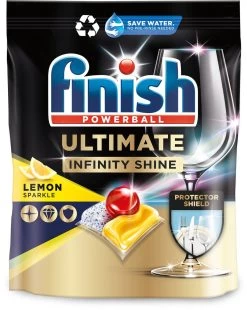 Finish Ultimate Infinity Shine Citroen Vaatwastabletten - 160 Capsules -Leven Producten Winkel 957x1200
