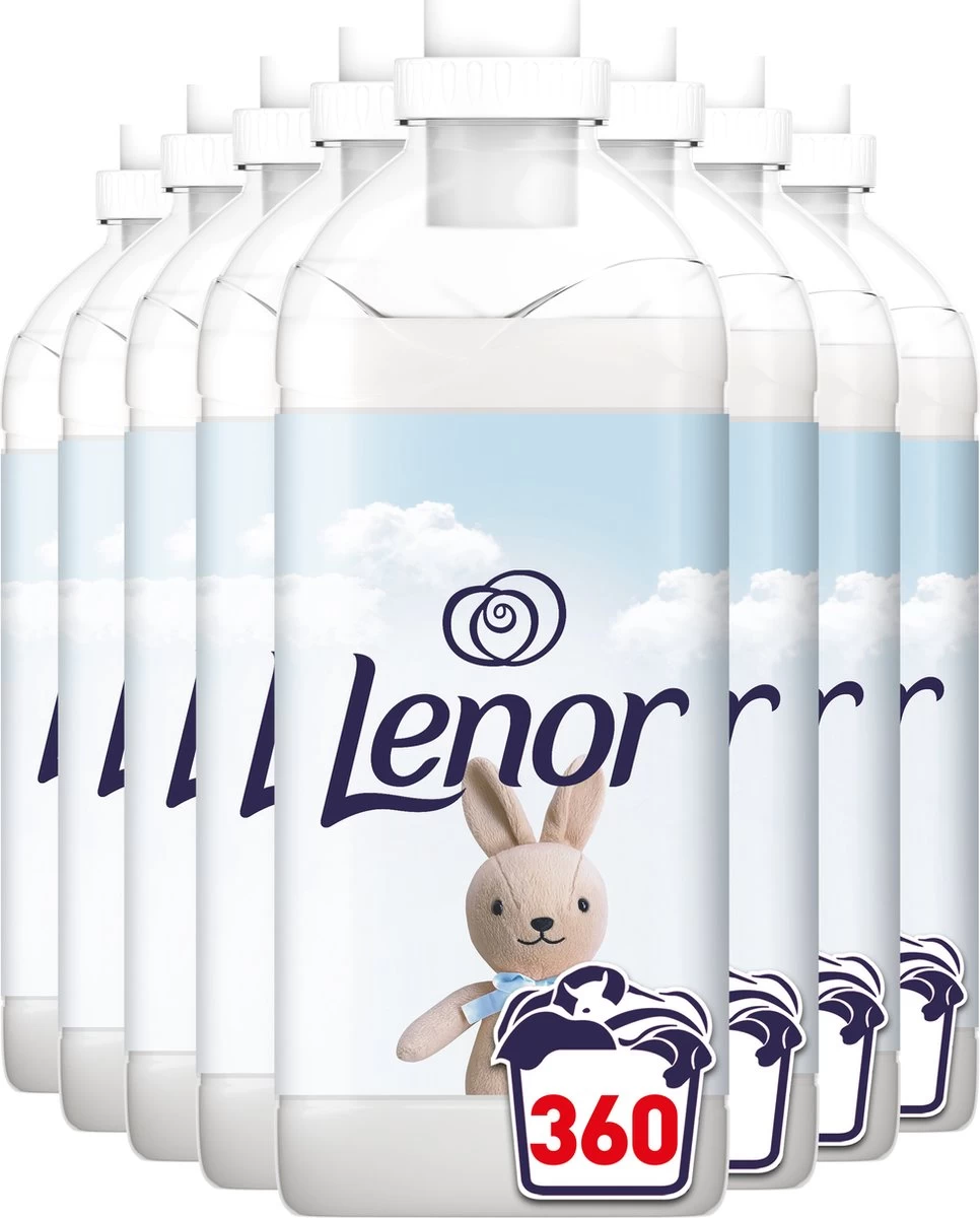 Lenor Caresse Sensitive - Wasverzachter - Voordeelverpakking 8 X 45 Wasbeurten 3 Lenor Caresse Sensitive - Wasverzachter - Voordeelverpakking 8 X 45 Wasbeurten